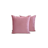 Muave Slub Satin Throw Pillow Cover