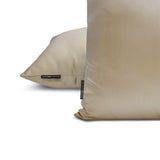 Champagne Slub Satin - Champagne Satin Throw Cushion Cover