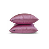 Light Purple Slub Satin - Light Purple Satin Throw Cushion Cover
