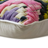 Artful Chevron - Velvet Pink & Purple Decorative Bed Runner and Cushion Cover