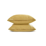 Light Gold Slub Satin - Light Gold Satin Throw Cushion Cover