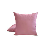 Muave Slub Satin - Muave Satin Throw Cushion Cover