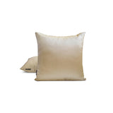 Champagne Slub Satin - Champagne Satin Throw Cushion Cover