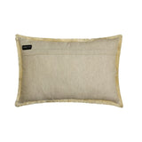 Casbah Charm - Black Jacquard Lumbar Cushion Cover