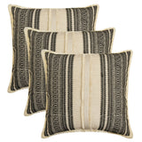 Casablanca Dream - Black Jacquard Throw Cushion Cover