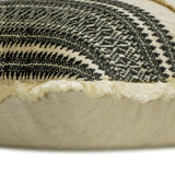 Casablanca Dream - Black Jacquard Throw Cushion Cover