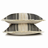 Casablanca Dream - Black Jacquard Throw Cushion Cover