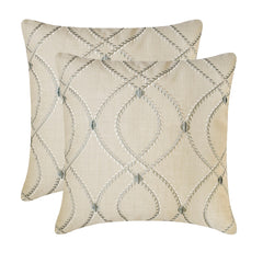 Juliette - Beige Linen Throw Cushion Cover