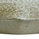 Mosaic Mood Grey - Gray Jacquard Throw Cushion Cover