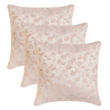 Pastel Petal Pink - Pink Jacquard Throw Cushion Cover