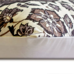 Samira - Grey Velvet Throw Cushion Cover