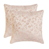 Pastel Petal Pink - Pink Jacquard Throw Cushion Cover