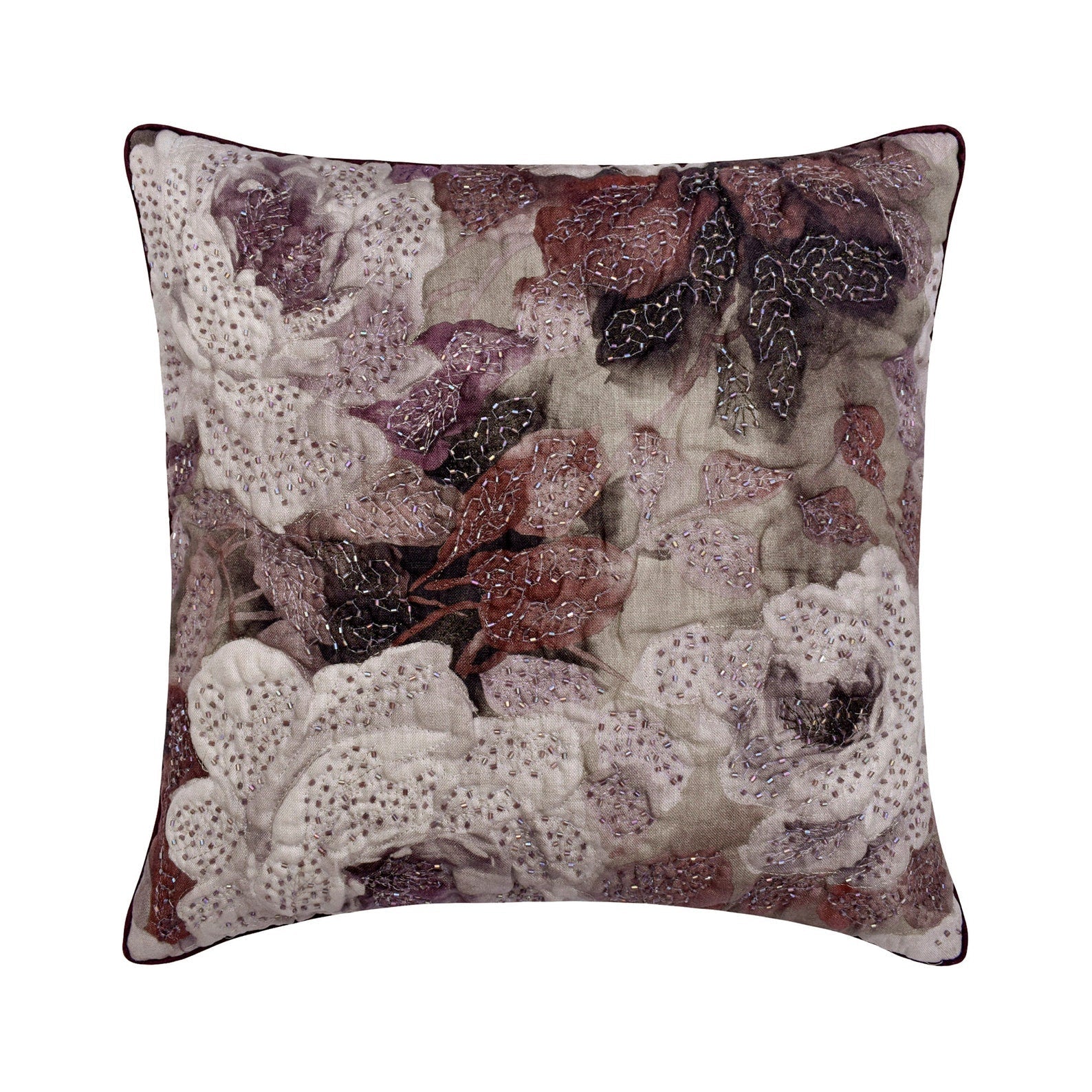 Munstead Wood Rose Throw Cushion Cover
