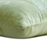 Sparkling Stripe Mint Lumbar Pillow Cover