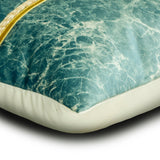 Solar Quartz Teal Lumbar Pillow Cover