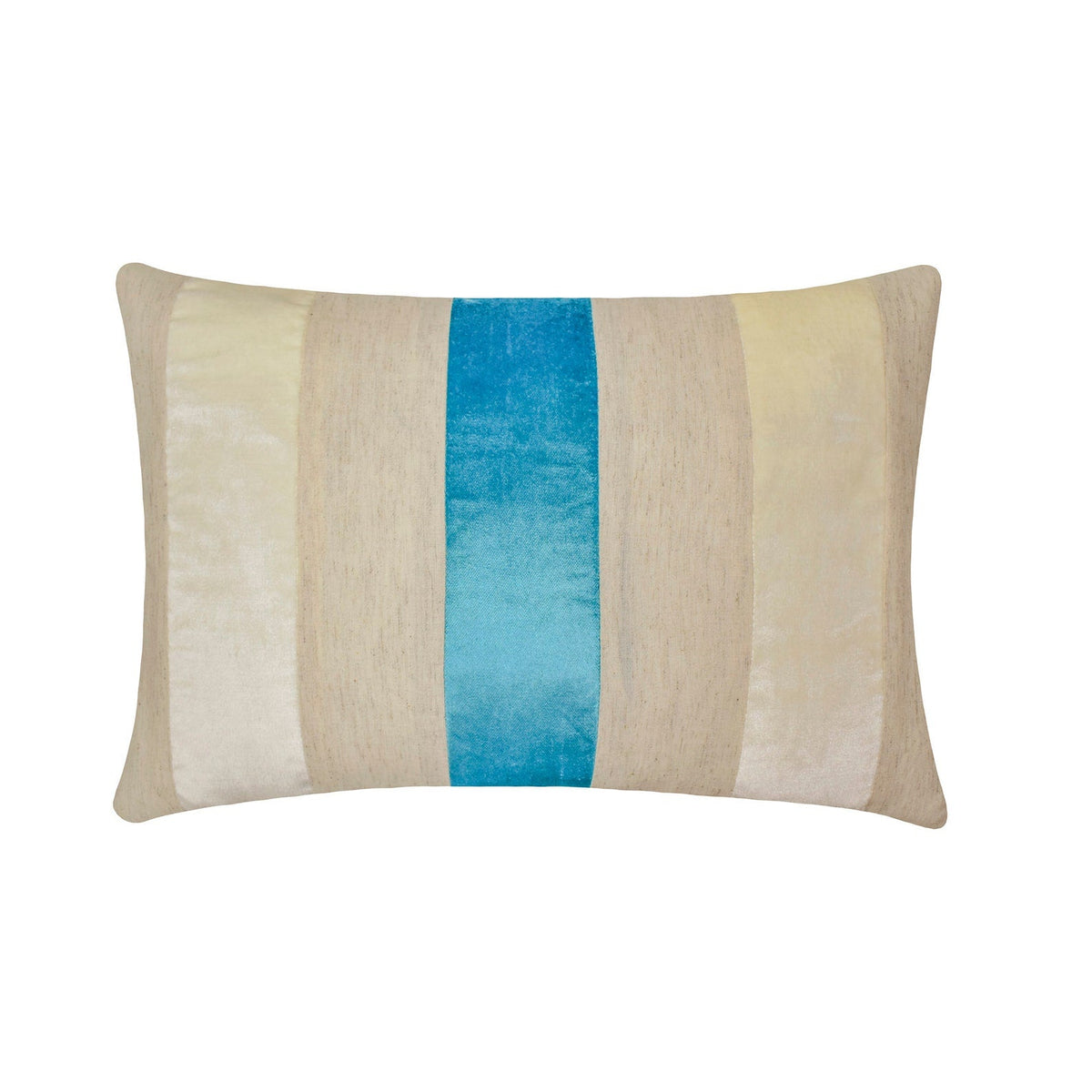 Swathe Turquoise Lumbar Pillow Cover