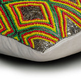 Karafuru - Red Linen Lumbar Pillow Cover