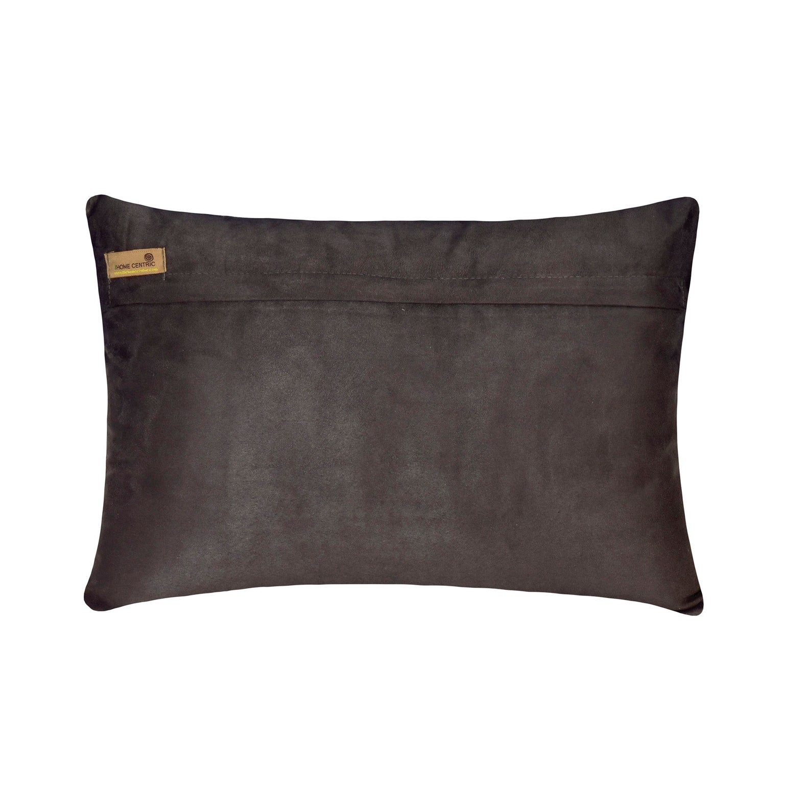 Tassels N Grey Lumbar Pillow Cover