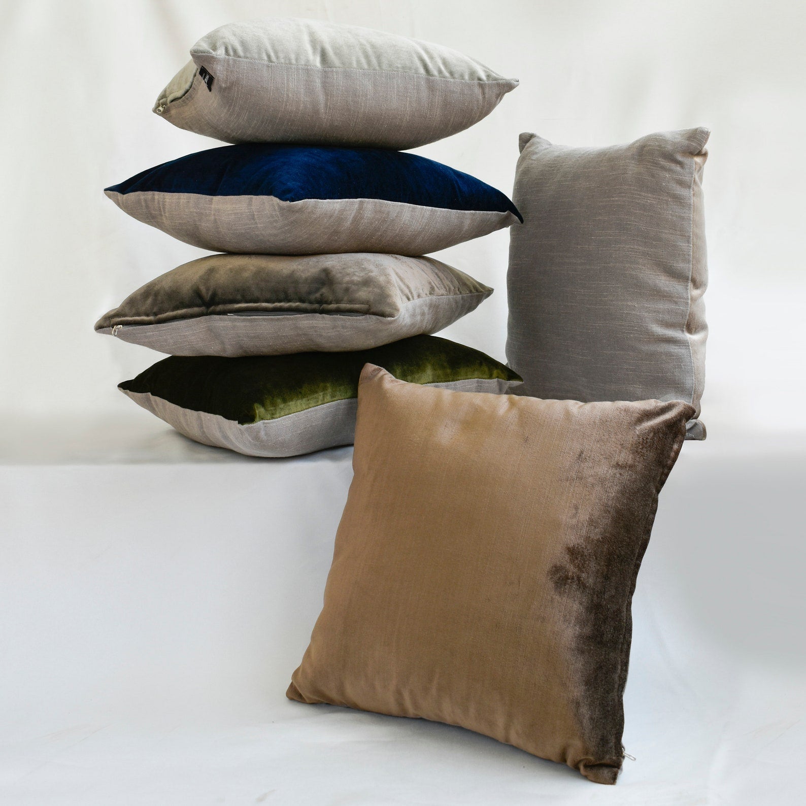 Velvet Orange Jules Decorative Euro Sham