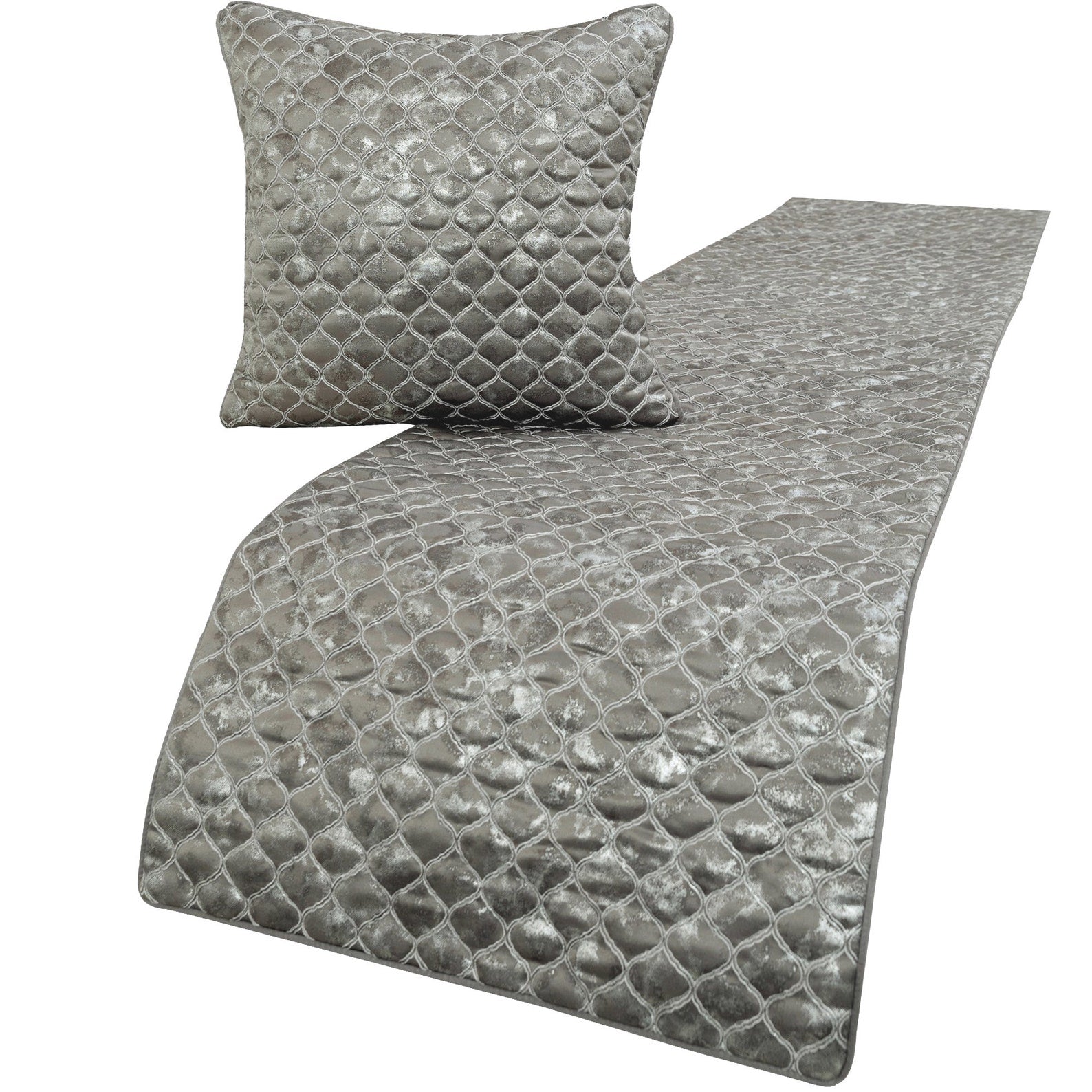 Jumanah Decorative Bed Runner and Cushion Cover