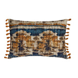 Amisha - Blue Cotton Throw Cushion Cover