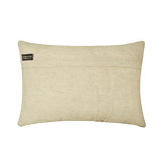 Freya - Blue Cotton Lumbar Pillow Cover