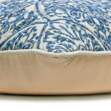 Farzeen - Blue Linen Decorative Euro Sham