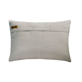 Ginevra - Grey Jacquard Lumbar Pillow Cover