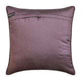 Wine Damask - Purple Velvet Throw Cushion Cover