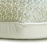 Mosaic Mood Blue - Blue Jacquard Throw Cushion Cover