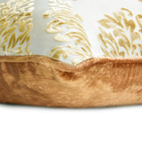 Damask Glitterati - Silver Linen Throw Cushion Cover