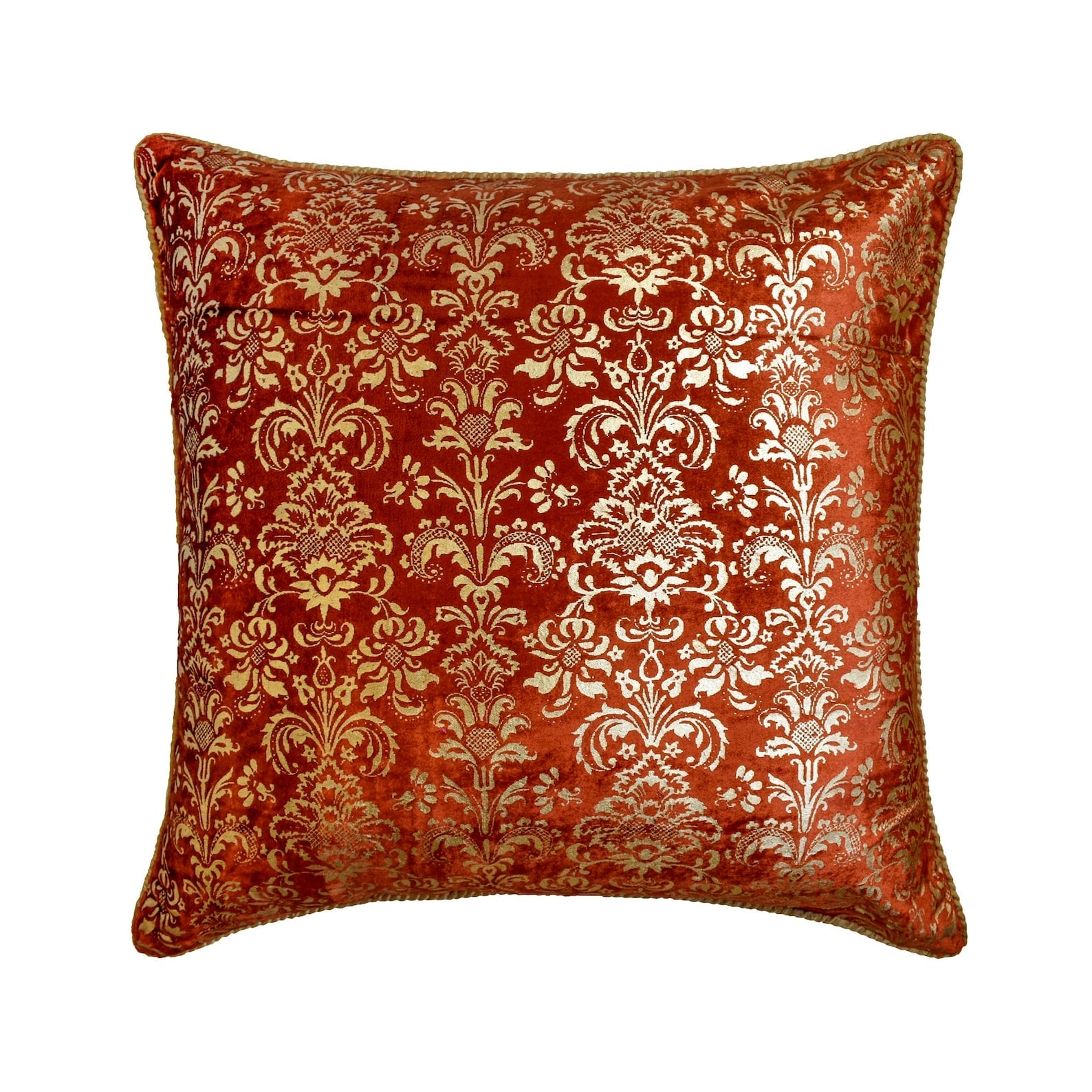 Rust Festive Throw Cushion Cover