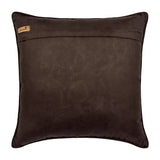 Abra - Brown Velvet Throw Pillow Cover