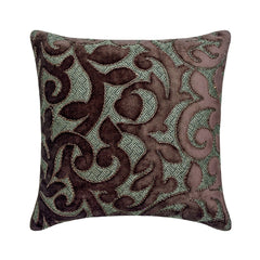 Thoshawah - Grey Velvet Throw Cushion Cover