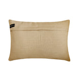 Sabrina Beige - Beige Linen & Jute Lumbar Pillow Cover
