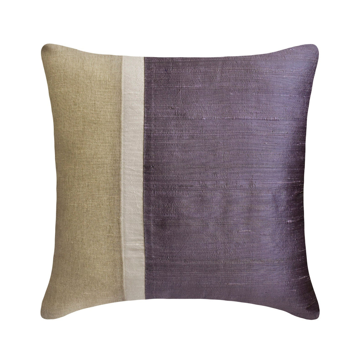 Purple Silkastic  Throw Cushion Cover