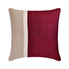 Purple Silkastic  - Purple Silk & Linen Throw Cushion Cover