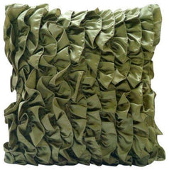 Vintage Black - Black Satin Decorative Euro Sham