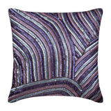 Diva - Brown Art Silk Throw Pillow Cover