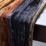 Ombre - Velvet Grey, Gold Decorative Table Runners