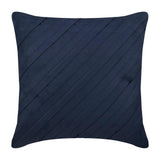 Contemporary Turquoise - Turquoise Blue Faux Suede Decorative Euro Sham