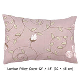 Floral Fantasy - Pink, Green Cotton Duvet Cover Set