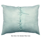 Damask Beauty - White, Blue Cotton Duvet Cover Set