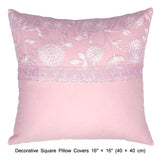 Pink And Lace - Pink, White Cotton Duvet Cover Set