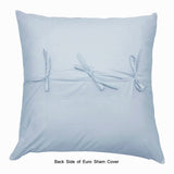 Grey Adornment - Grey, Light Blue Cotton Duvet Cover Set