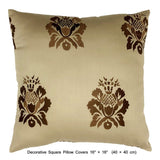 Paisley Love - Beige, Brown Cotton Duvet Cover Set