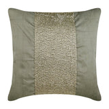 Gold Center - Gold Art Silk Throw Pillow Cover