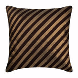 Unfolding Gold Copper - Gold Art Silk Throw Pillow Cover