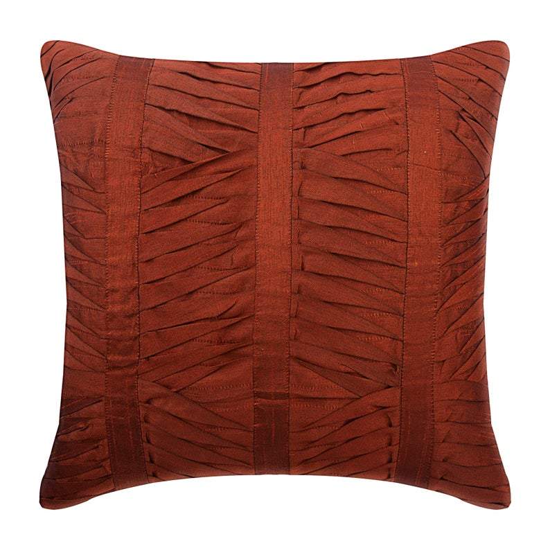 Rusty - Rust Art Silk Decorative Euro Sham