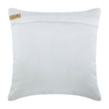 Lattice Blues Embroidered Throw Pillow Cover